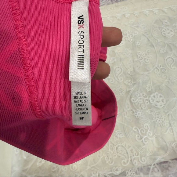VSX Sports Victoria Secret Vibrant Pink Racerback Sports Bra - Picture 9 of 9